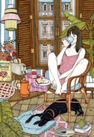 CUADERNO ANA JARÉN GIRL AT HOME