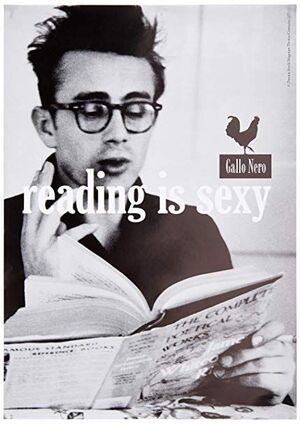PÓSTER - READING IS SEXY JAMES DEAN
