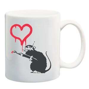 TAZA BANKSY RATA