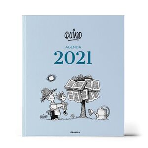 AGENDA 2021 QUINO ENCUADERNADA AZUL CLARO