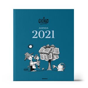 AGENDA 2021 QUINO ENCUADERNADA AZUL OSCURO