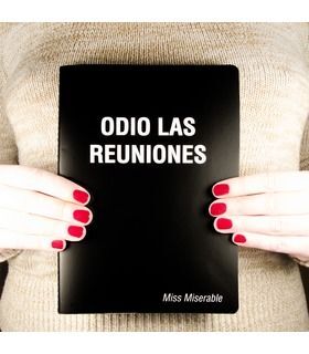 CUADERNO ODIO LAS REUNIONES