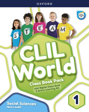 CLIL WORLD SOCIAL SCIENCES 1. CLASS BOOK PACK (MADRID)