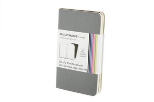 GREY PLAIN VOLANT NOTEBOOKS XS GRIS LISO BLANDA