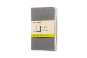 LIGHT WARM GREY 3 PLAIN CAHIER JOURNAL P GRIS SOMBRA 3 LISA CAHIE