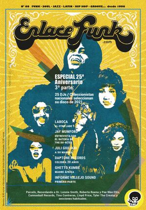 REVISTA ENLACE FUNK NÚMERO 69. ESPECIAL 25 AÑOS. + SINGLE