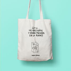 TOTE BAG MARÍA GÓMEZ. HIPPIE