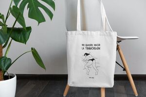 TOTE BAG MARÍA GÓMEZ. TRABAJASIÓN