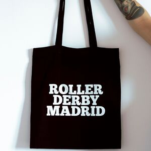 TOTE BAG ROLLER DERBY LETRAS NEGRA