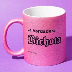 TAZA LA VERDADERA BICHOTA (ROSA PERLA)