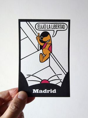 POSTAL MADRID IVÁN SOLBES