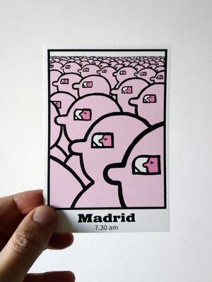 POSTAL MADRID 7:30 AM IVÁN SOLBES
